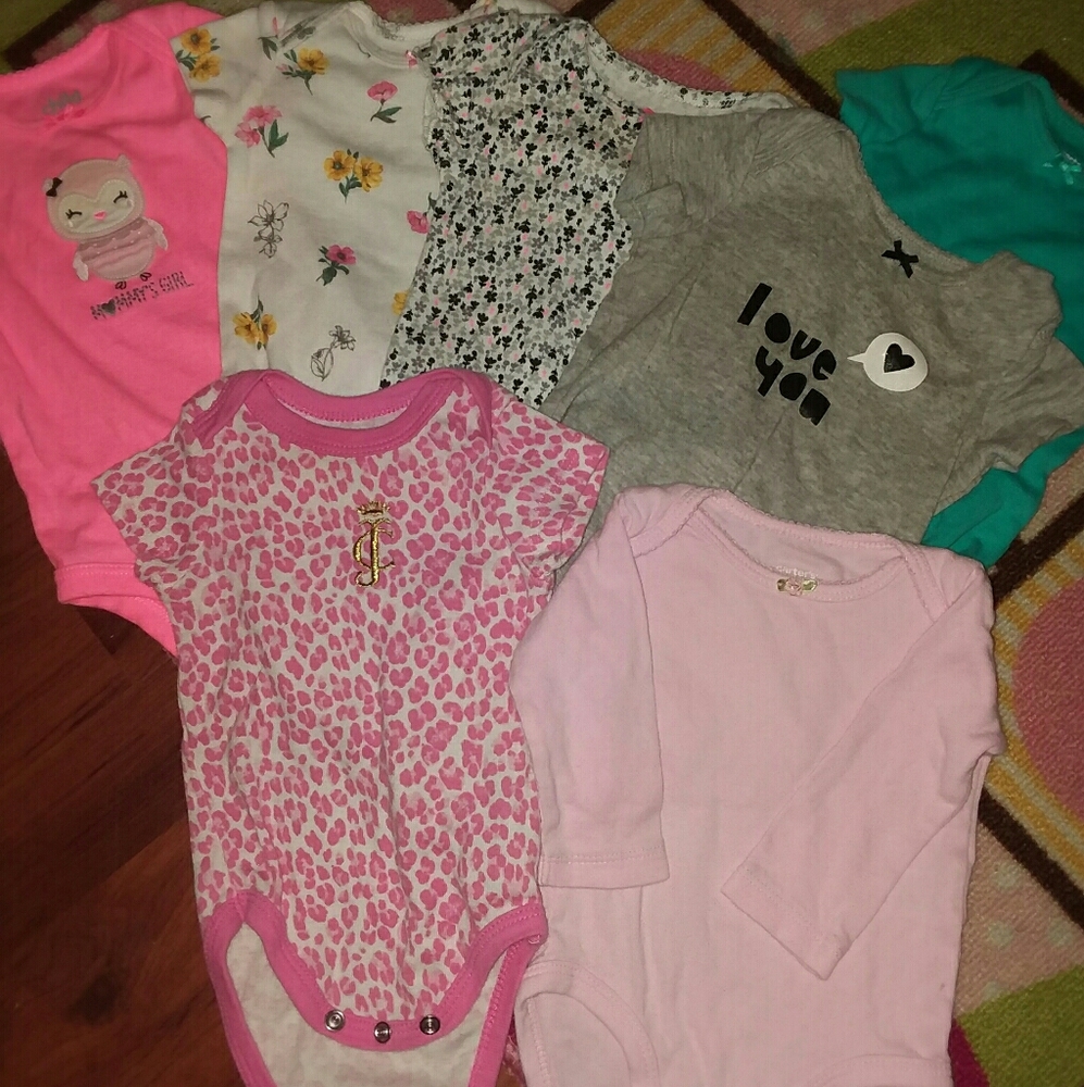 7 Babygirl Onsies